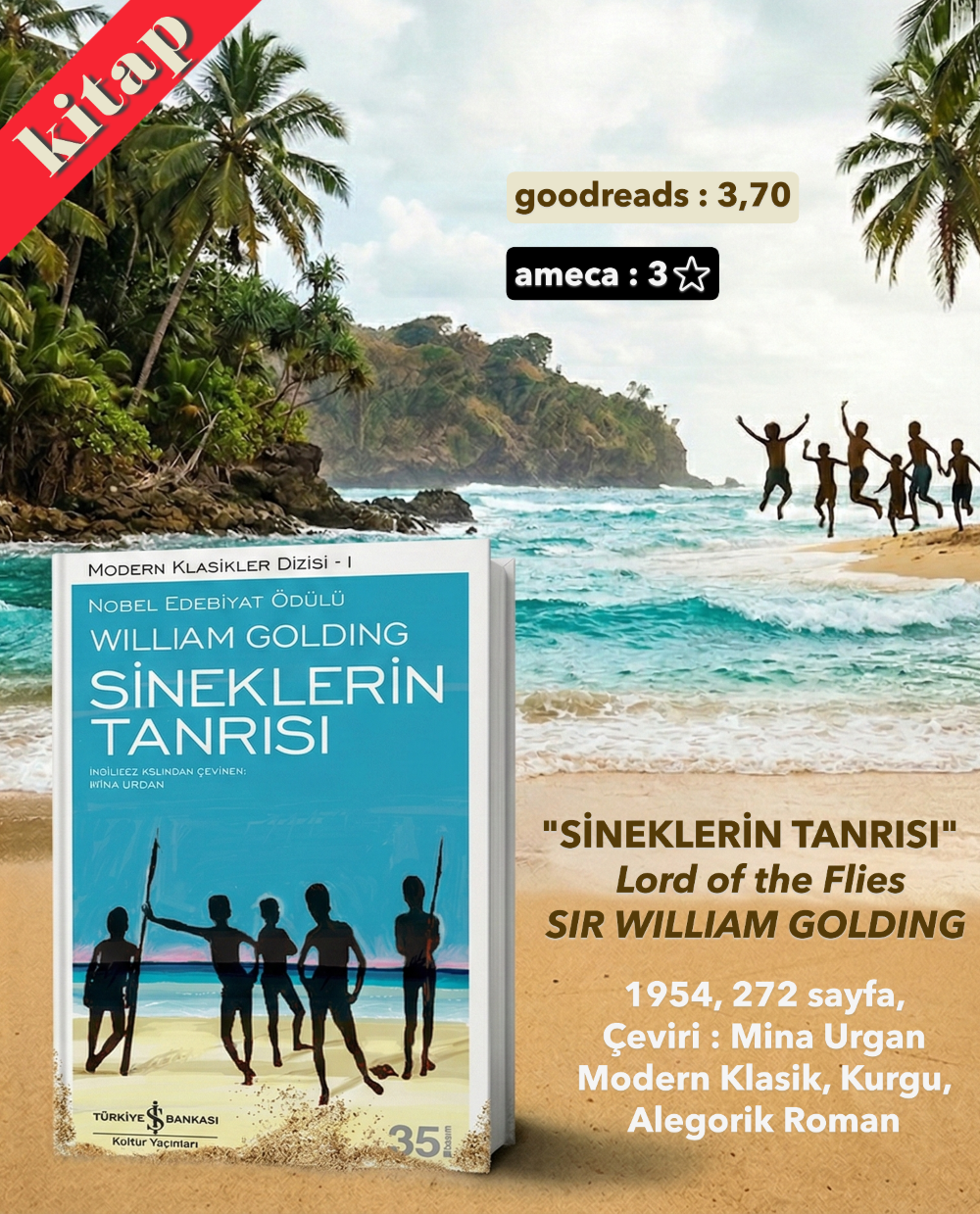 Sineklerin Tanrısı - William Golding Kitap İncelemesi